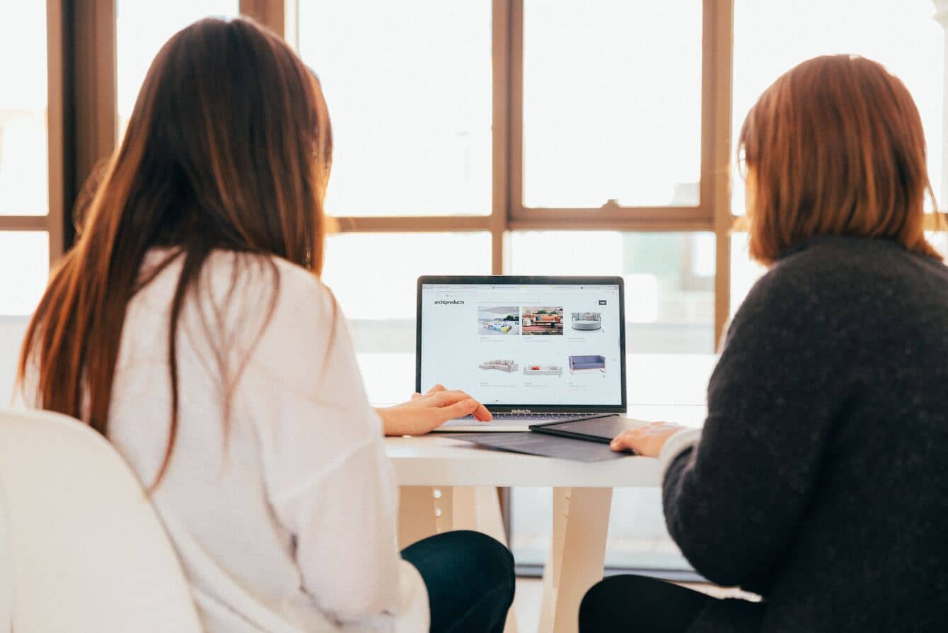 An image of people working